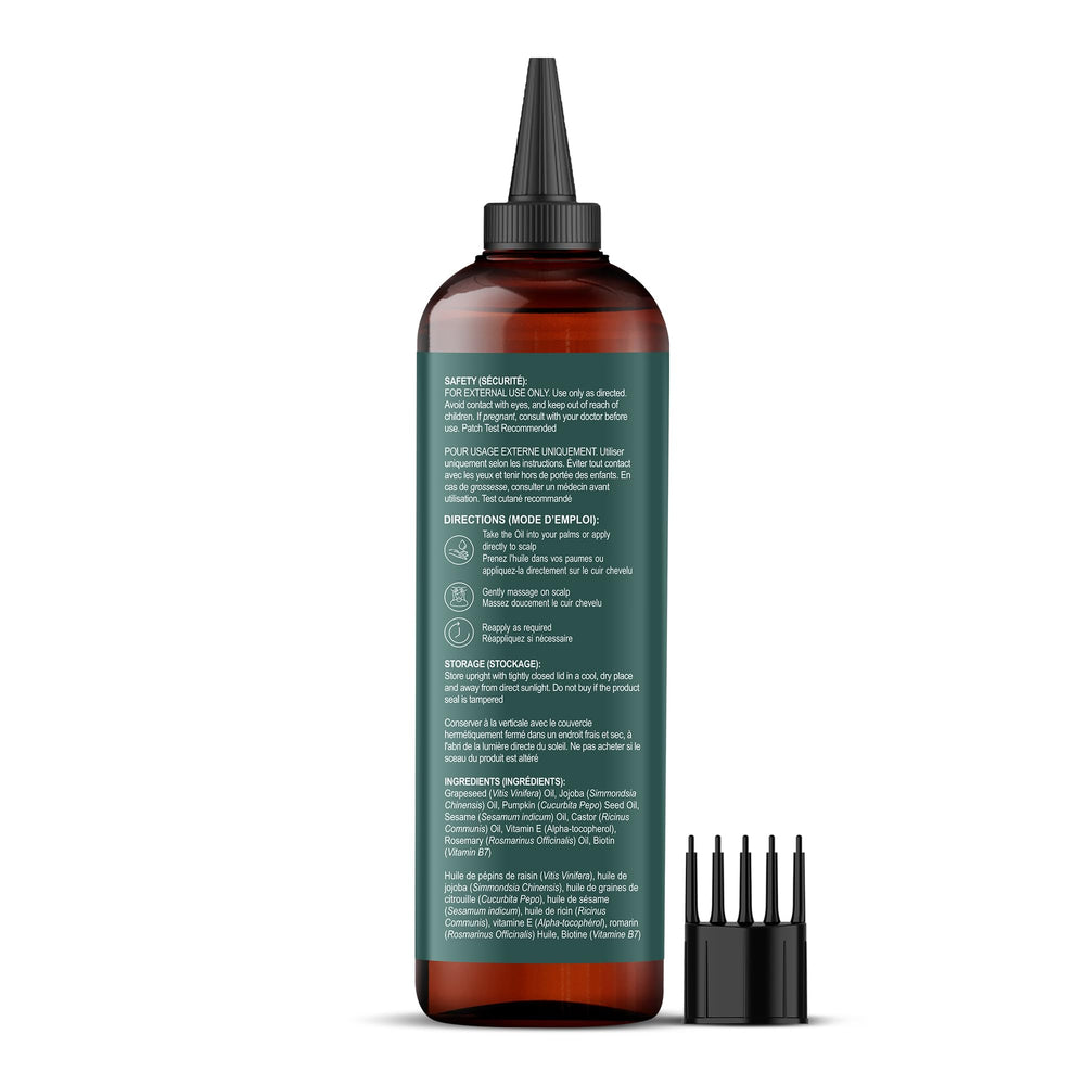 Botanic Hearth aceite de romero y semilla de calabaza para crecimiento suave.