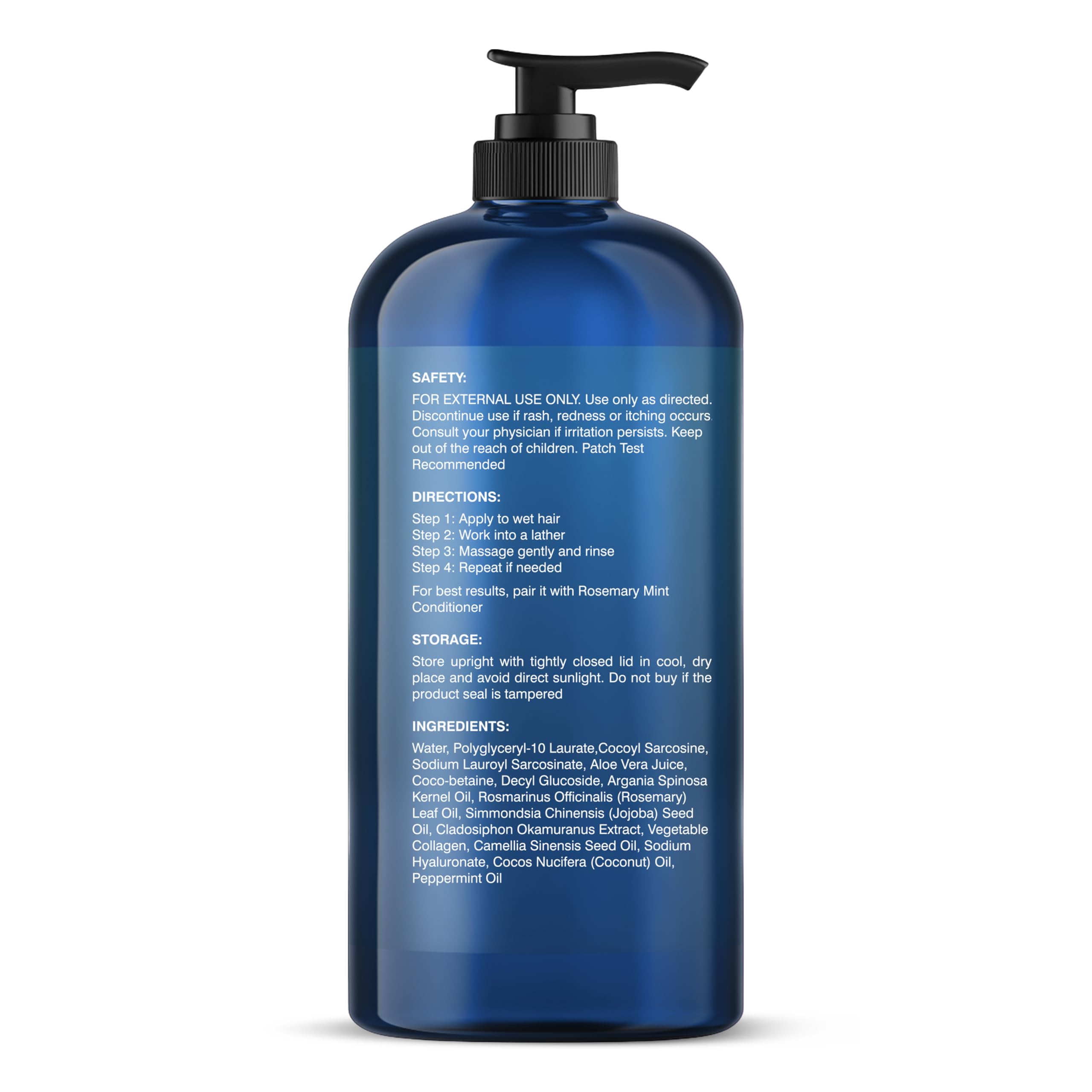 Botanic Hearth acondicionador romero menta en botella, ayuda a un cabello más suave.