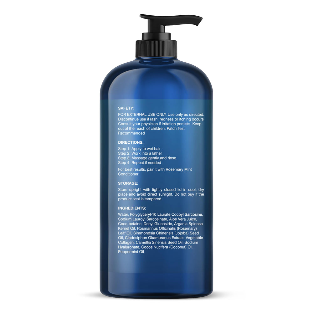Botanic Hearth acondicionador romero menta en botella, ayuda a un cabello más suave.