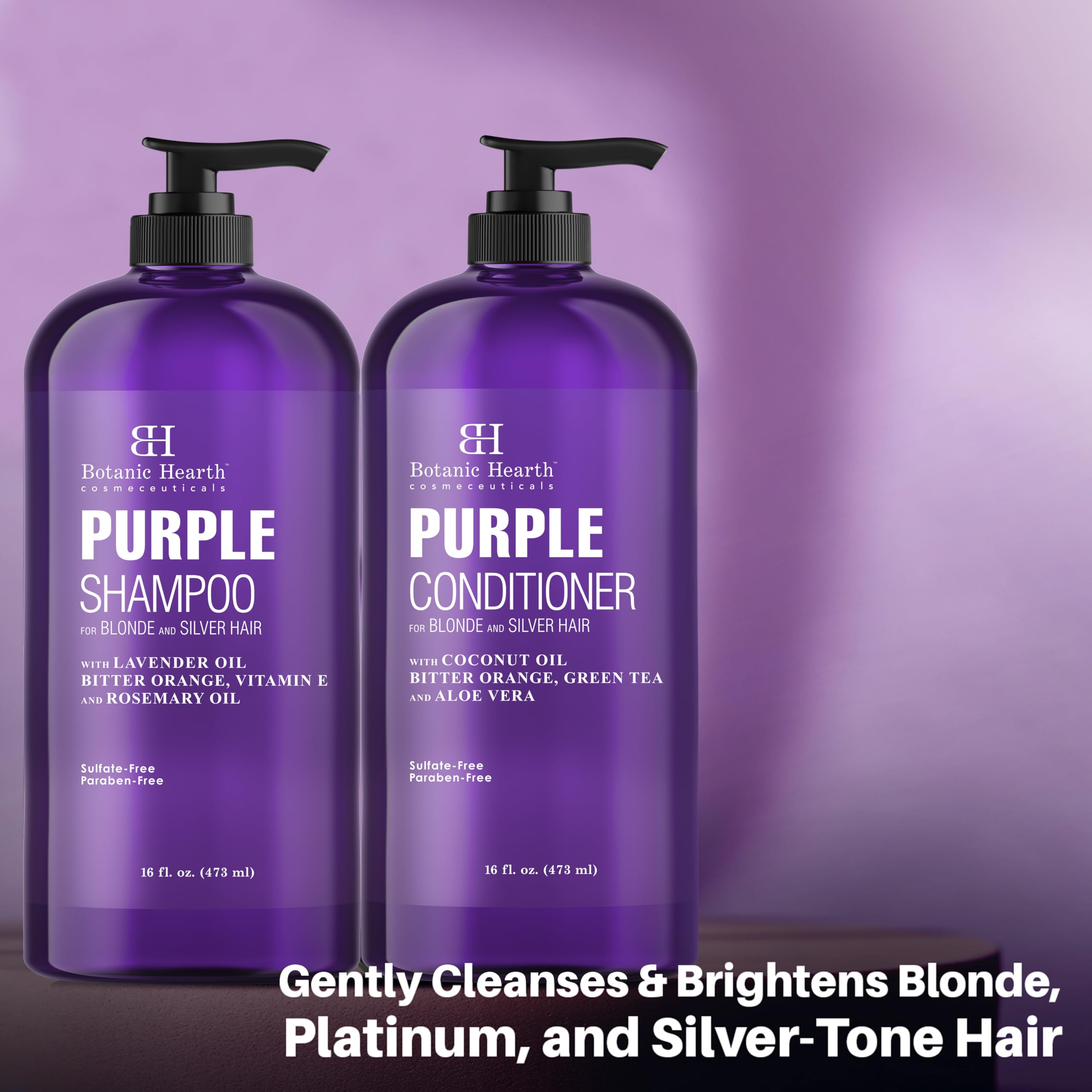 Acondicionador Botanic Hearth: acabado suave y cabello sedoso.