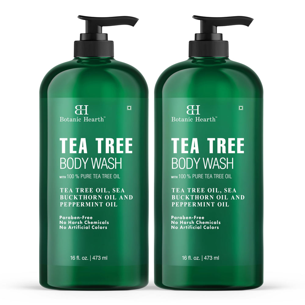 Botanic Hearth gel de ducha árbol de té, botella de 16 oz para uso diario