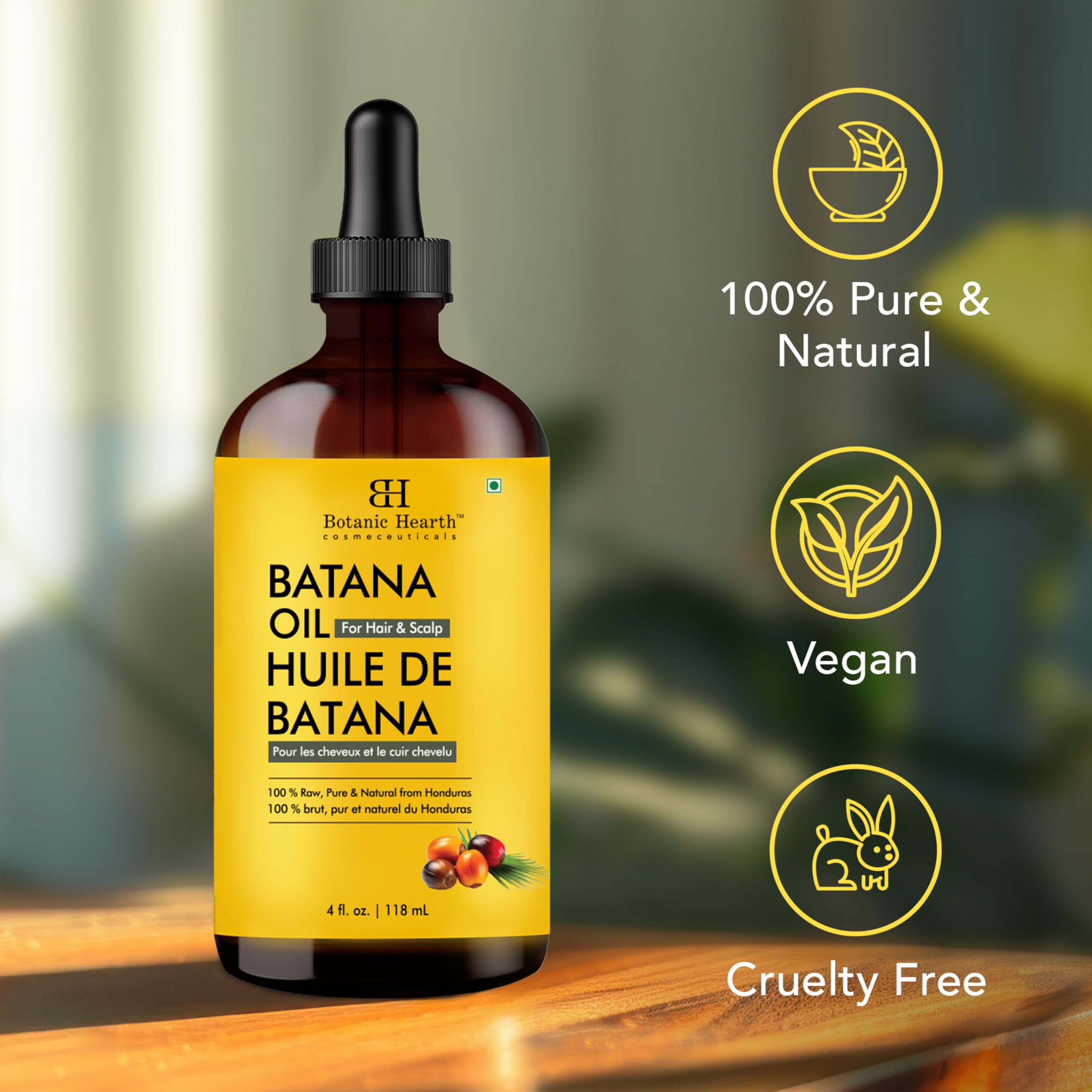 Botanic Hearth Batana Aceite para control del encrespamiento