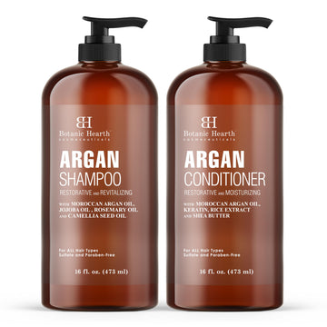 Botanic Hearth champú argán para cabello, revitaliza suavidad y brillo