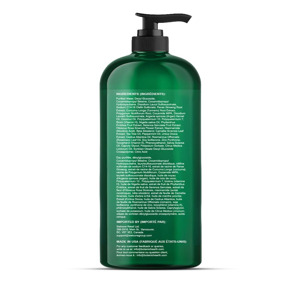 Botanic Hearth Champú de Menta: aplicación suave para cabello limpio y fresco