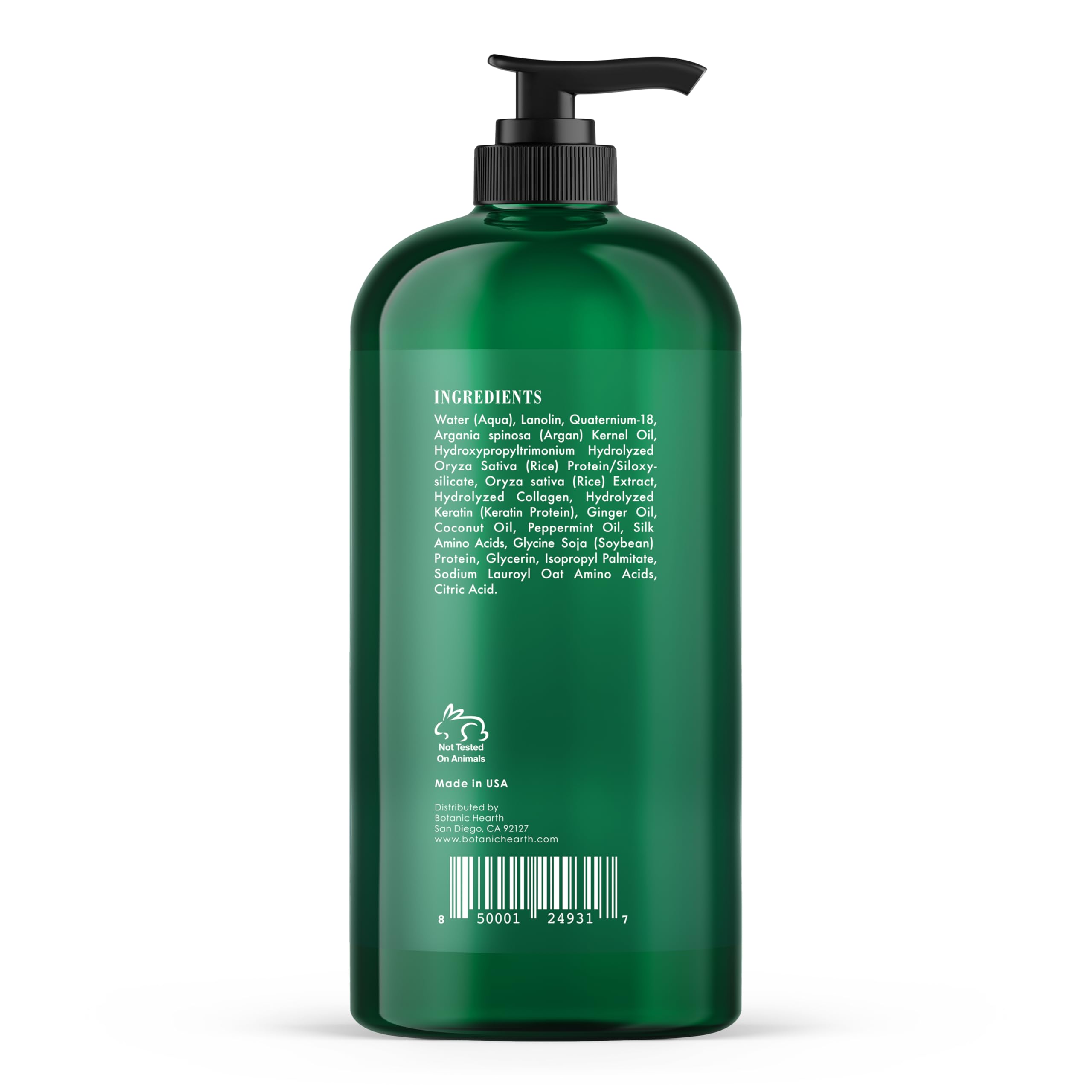 Botanic Hearth Acondicionador de menta para cabello dañado, suaviza y mejora manejabilidad.