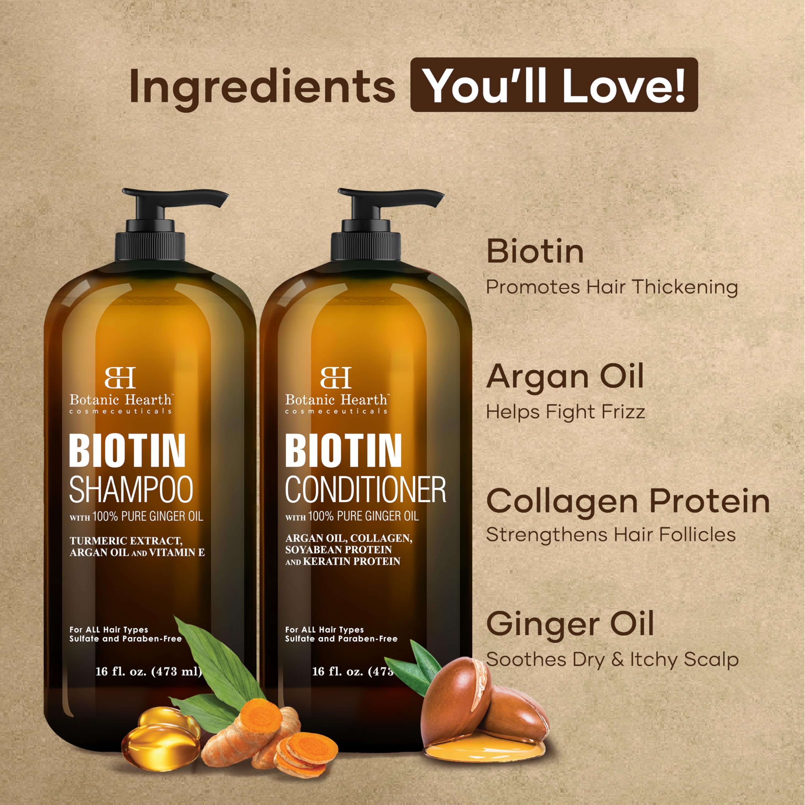 Cuidado diario Botanic Hearth para cabello hidratado y ligero