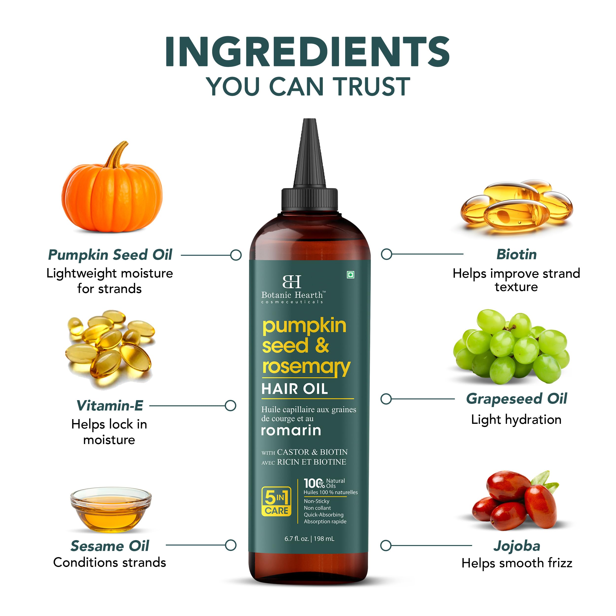 Botanic Hearth envase limpio y libre de crueldad para todo tipo de cabello.