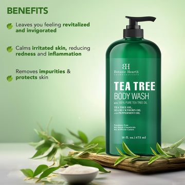 Botanic Hearth: fórmula de árbol de té de alta concentración para cuidado diario.