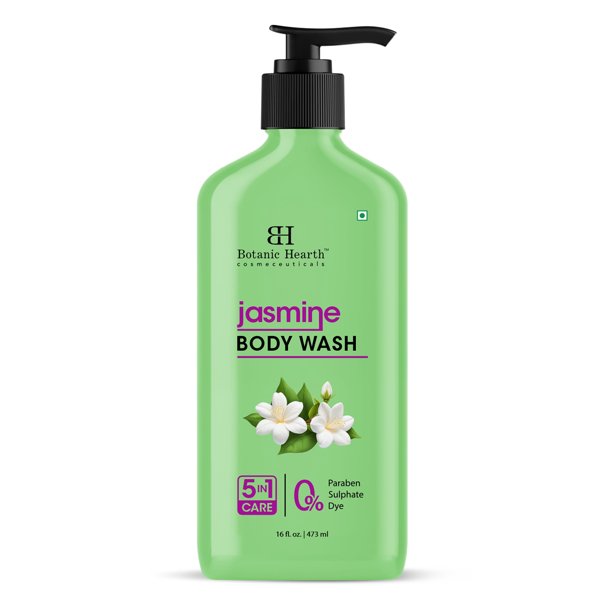 Botanic Hearth Jasmine: botella de cuerpo con aroma suave y limpieza delicada