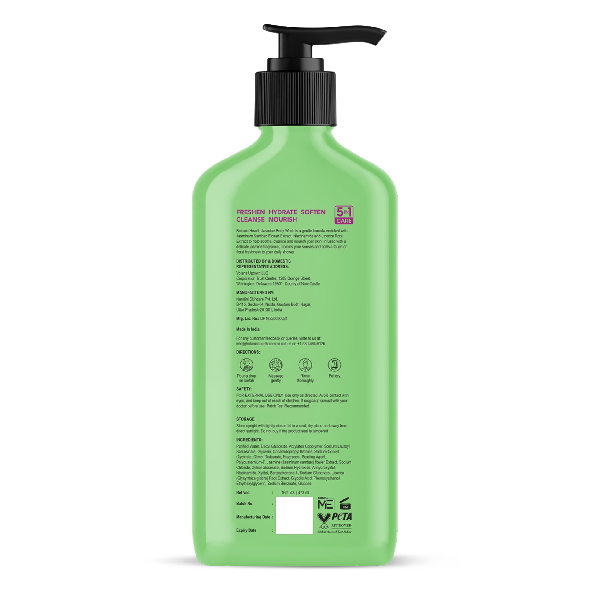 Botanic Hearth Jasmine: rutina corporal diaria para cuidado suave y perfumado