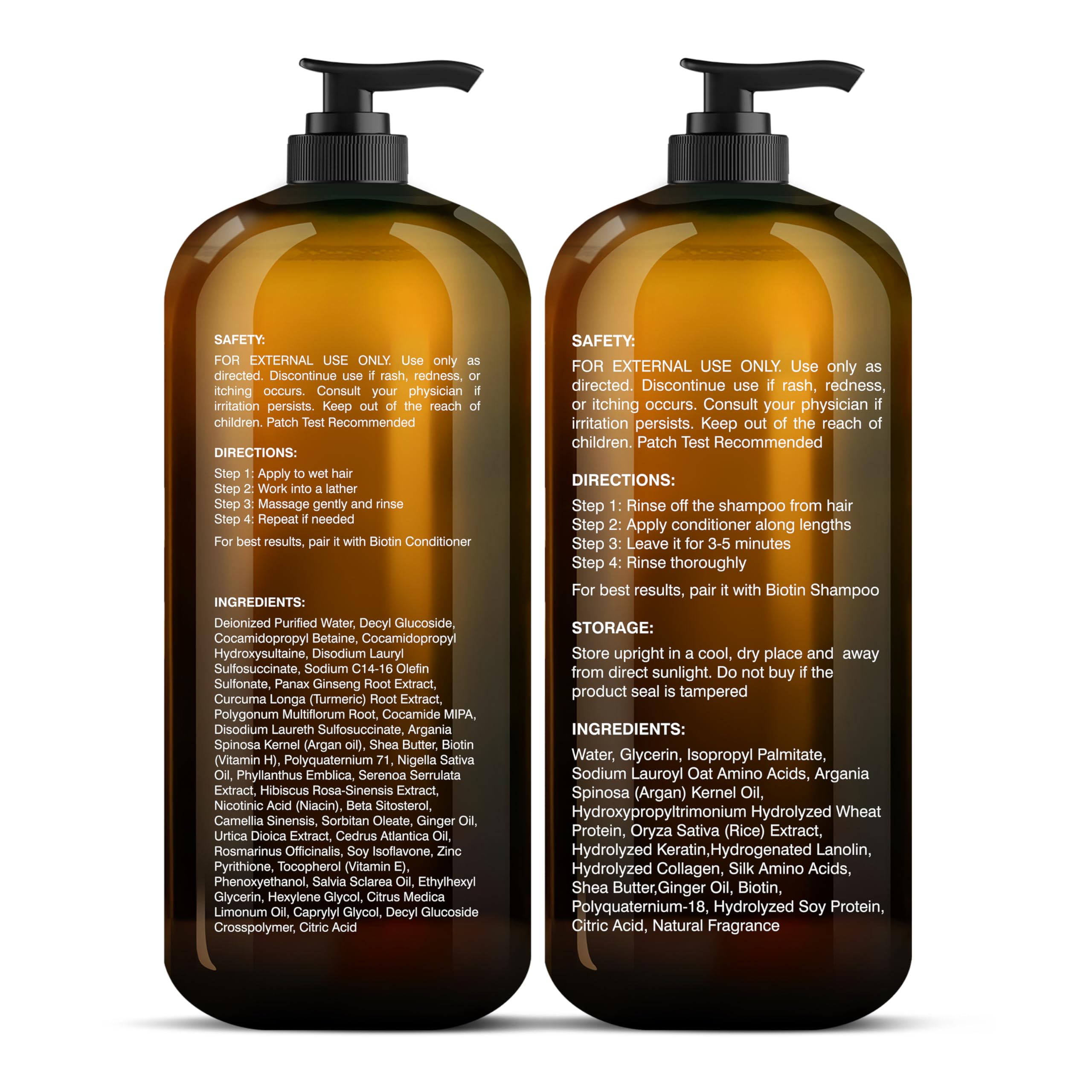Set Botanic Hearth biotina, jengibre y keratina para mayor control y brillo