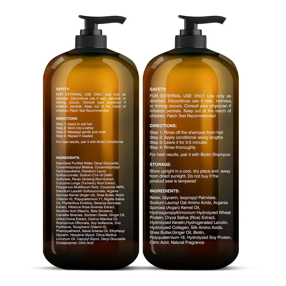 Set Botanic Hearth biotina, jengibre y keratina para mayor control y brillo