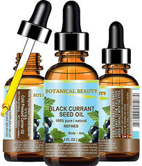 Botanical Beauty Aceite de Grosella Negra, botella-vertido: hidratación suave para la piel