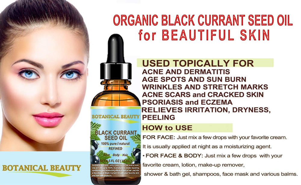 Botanical Beauty Aceite de Grosella Negra, cuidado-cabello: nutre cuero cabelludo y aporta brillo