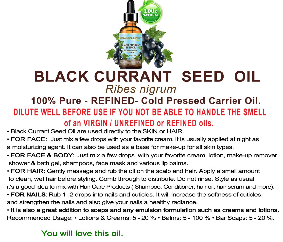 Botanical Beauty Aceite de Grosella Negra, envase-claridad: envase protege el aceite y mantiene la pureza