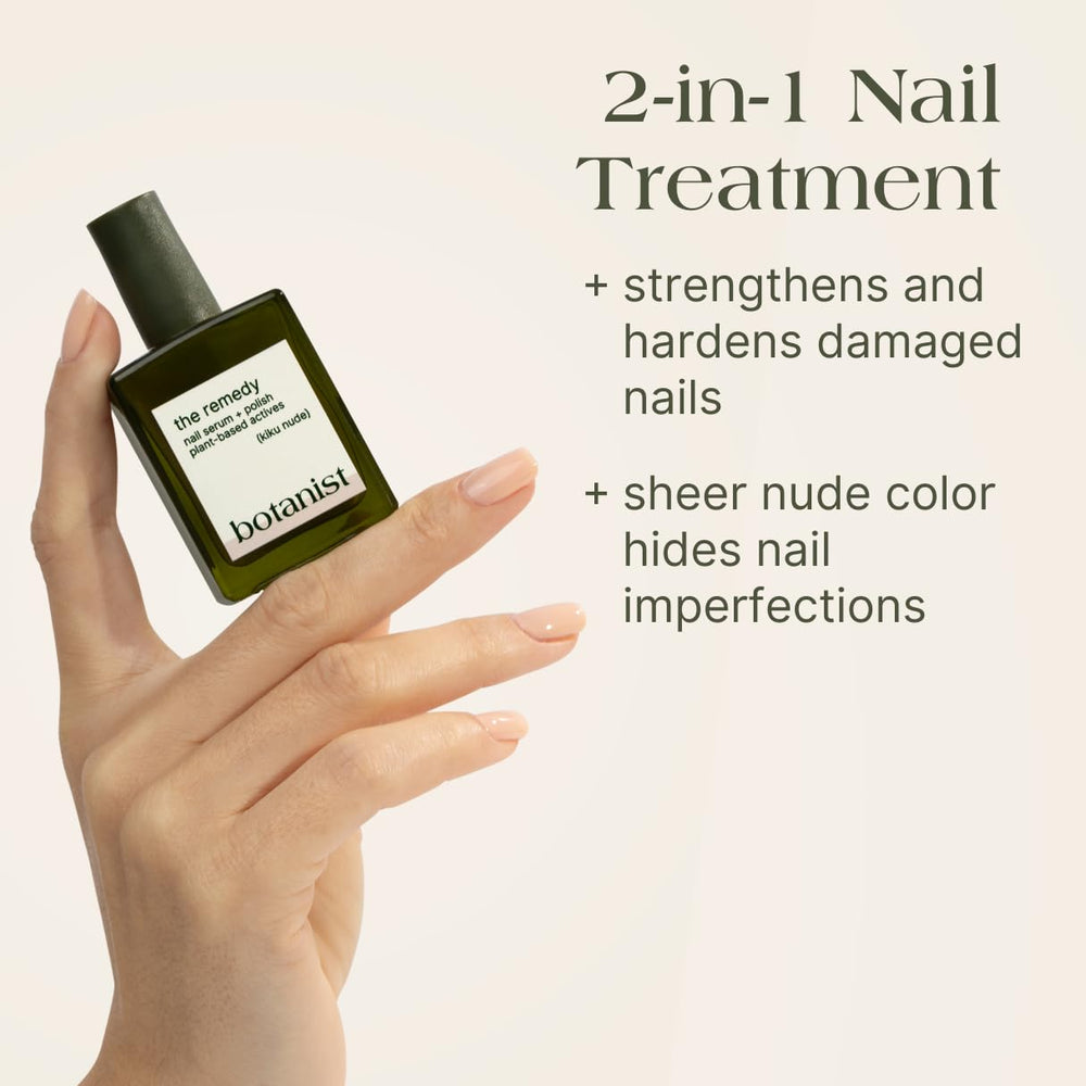 Botanist Nails Remedy: aplicador para capa uniforme y controlada.