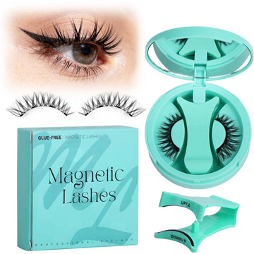 Botare pestañas magnéticas conjunto con aplicador para una apariencia natural y cómoda.