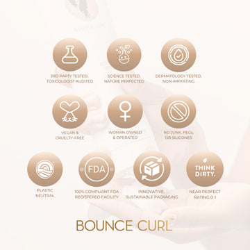 Aplicación de Bounce Curl Defining Butta para rizos definidos sin frizz