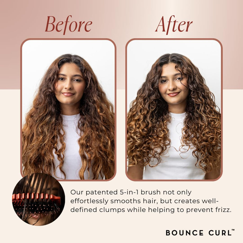 Bounce Curl EdgeLift, bord supérieur pour maîtriser le volume des bangs.