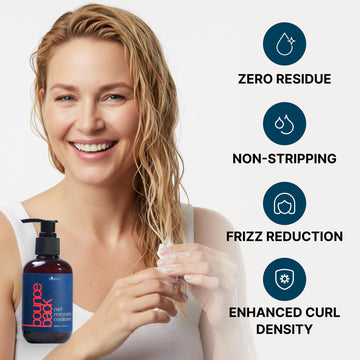 BOUNCE STYLE Curl Restoration Conditioner: textura cremosa para hidratación de rizos
