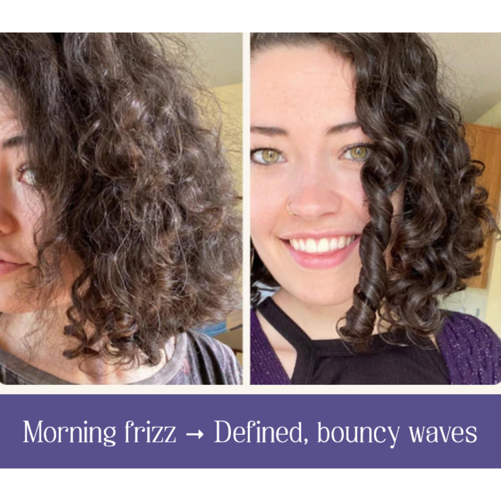 Bounce Style curly-definition close-up shows defined waves without stiffness.