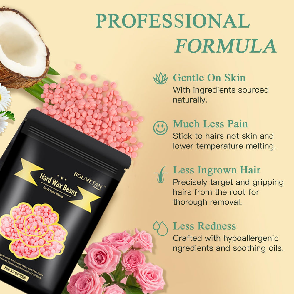 Bouvetan rose oil-infused wax supports skin comfort