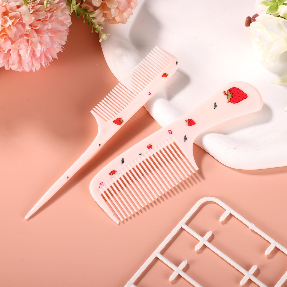BOXOB detalle dibujo de fresa rosa, toque lúdico para niñas.