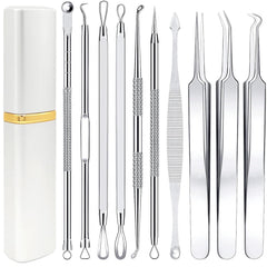 Boxoyx kit extracción de espinillas, conjunto completo para remover puntos negros con control.