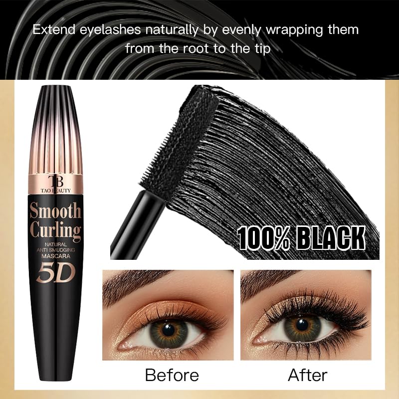 Boxveria Mascara cobertura negra oscura: mirada más marcada y definición intensa.