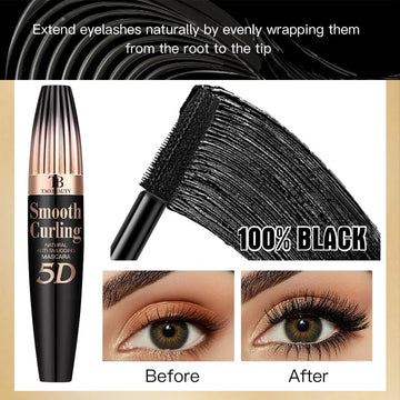 Boxveria Mascara cobertura negra oscura: mirada más marcada y definición intensa.