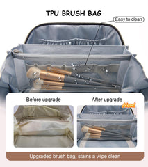 BOYATU bolsa con compartimentos para ordenar productos de belleza.