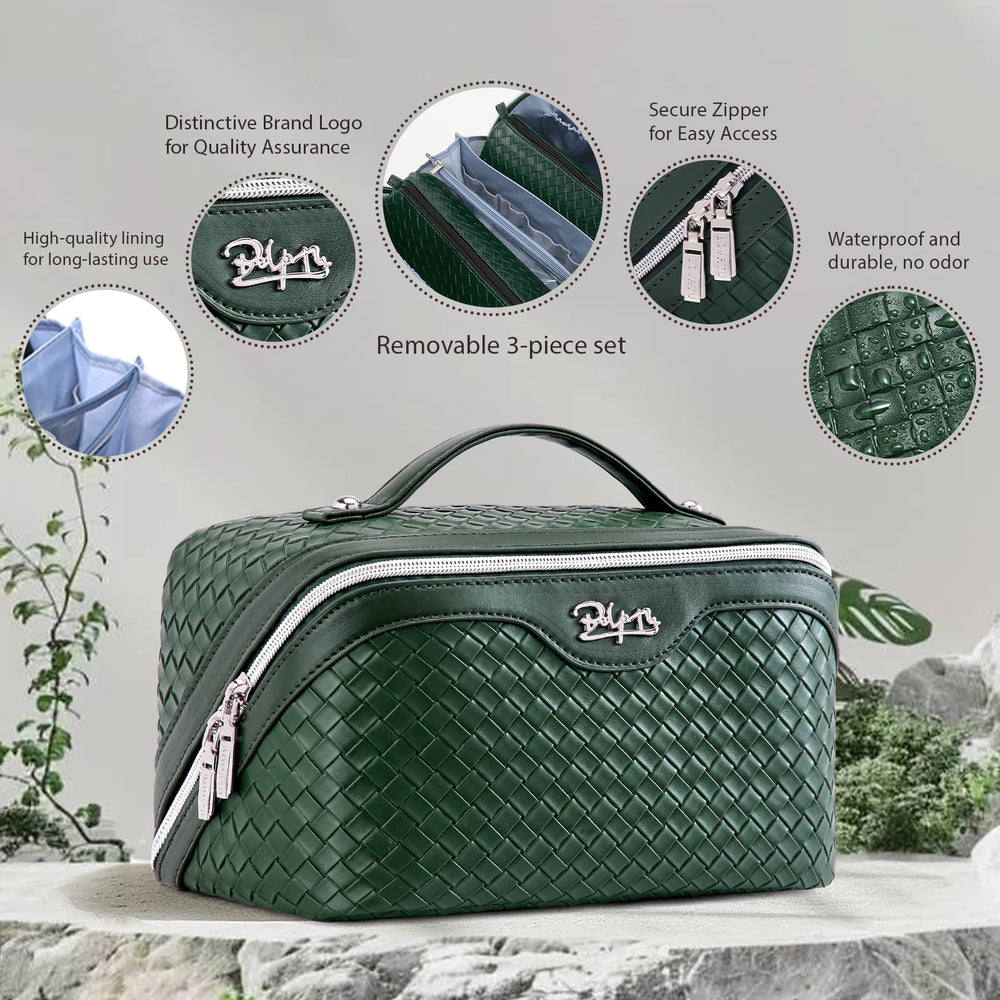 BOYATU set de 3 piezas bolsa maquillaje organización