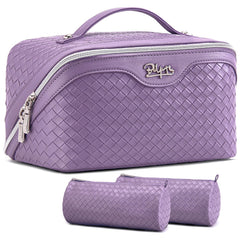 BOYATU bolsa maquillaje viaje 3 piezas para organización en movimiento.