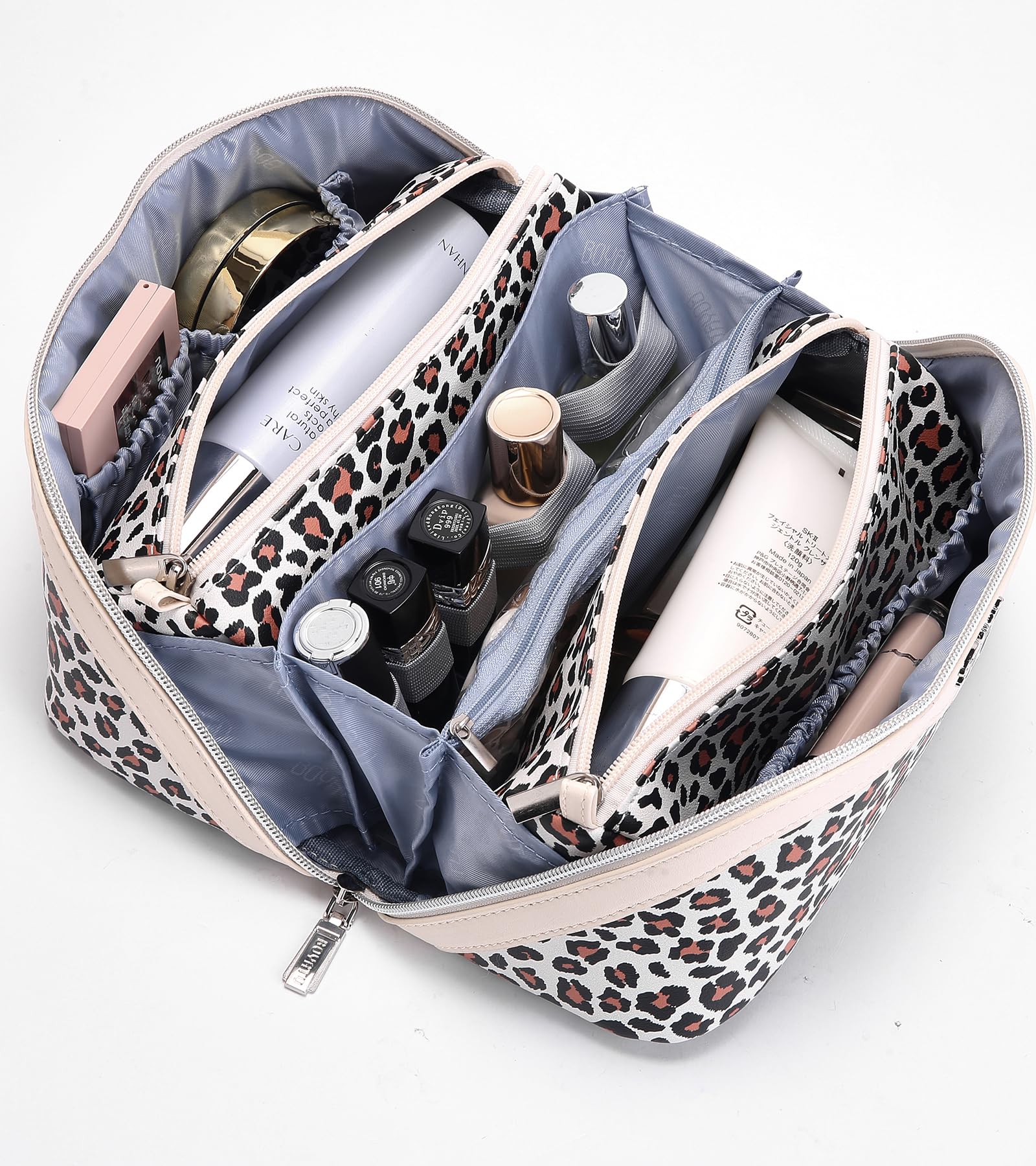 Bolsa BOYATU de viaje ligera con gran capacidad para maquillaje.
