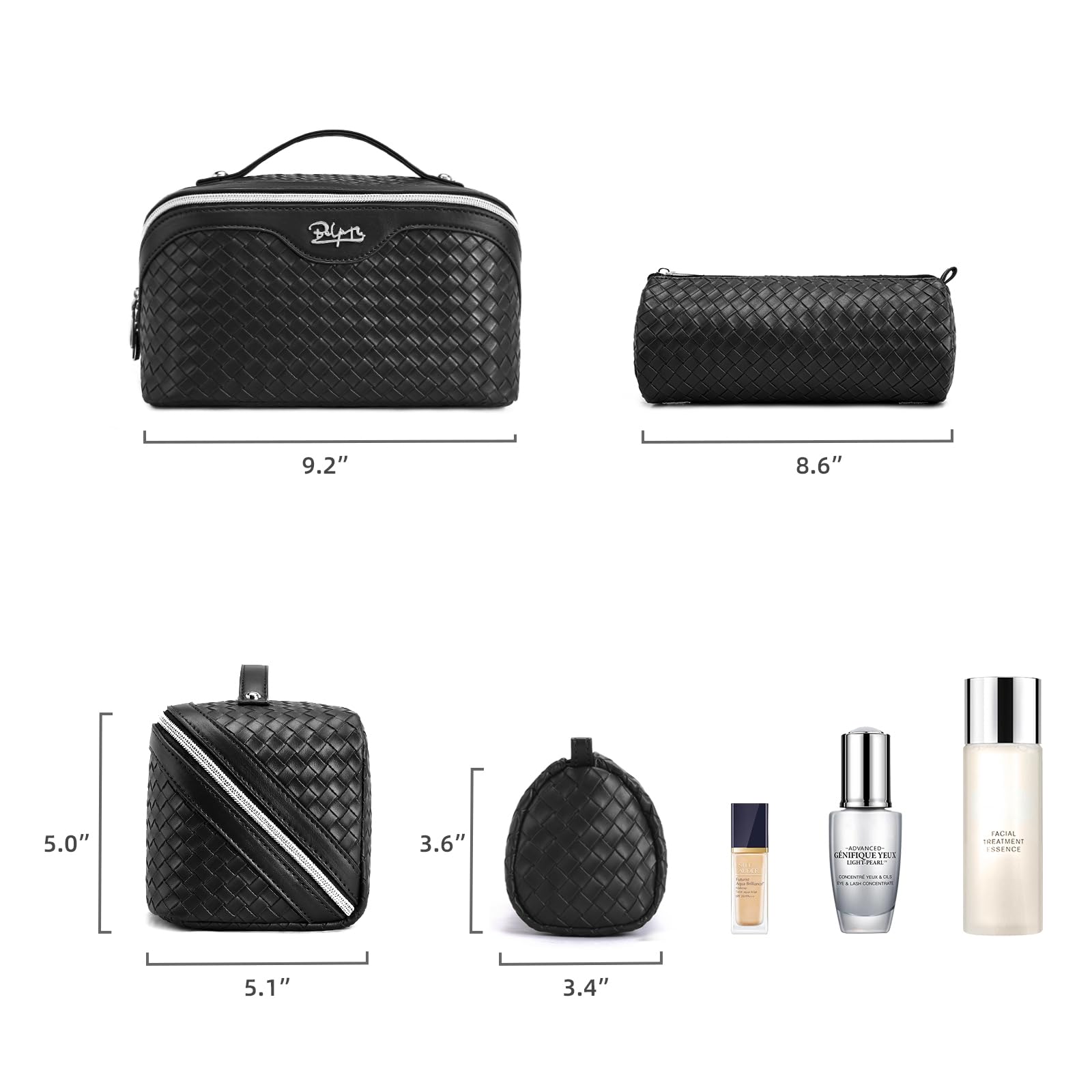 BOYATU bolso-maquillaje-multifuncional, ideal en tocador, maleta o coche.