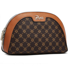 BOYATU bolso de maquillaje de viaje con espejo plegable abierto para retoques rápidos