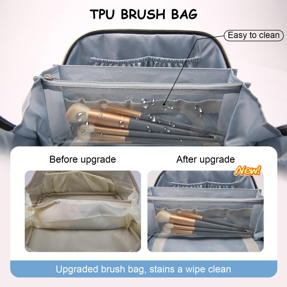 BOYATU estuche higiene viaje, duradero y anti-derrame.