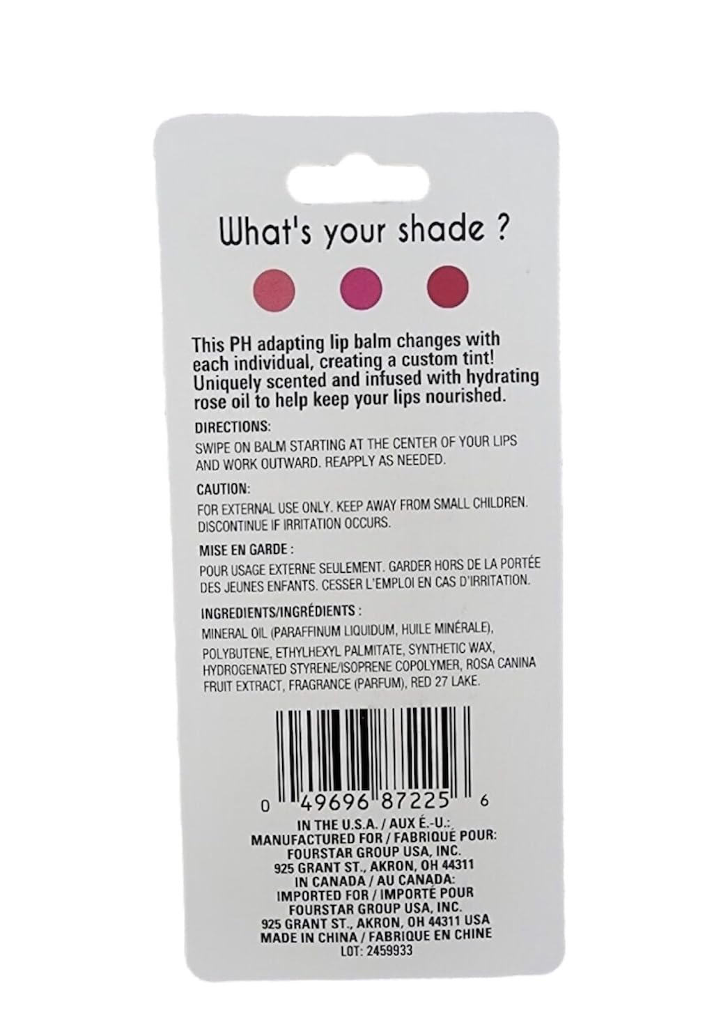 b.pure balsamo labial aplicacion diaria para color que se adapta y cuida