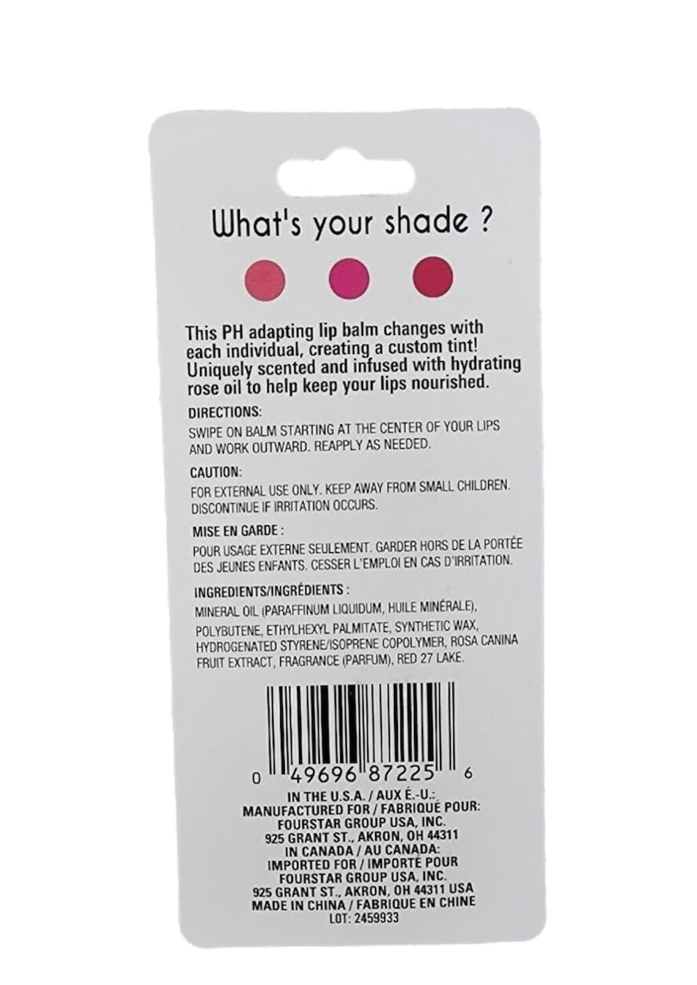 b.pure balsamo labial aplicacion diaria para color que se adapta y cuida