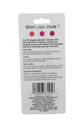 b.pure balsamo labial aplicacion diaria para color que se adapta y cuida
