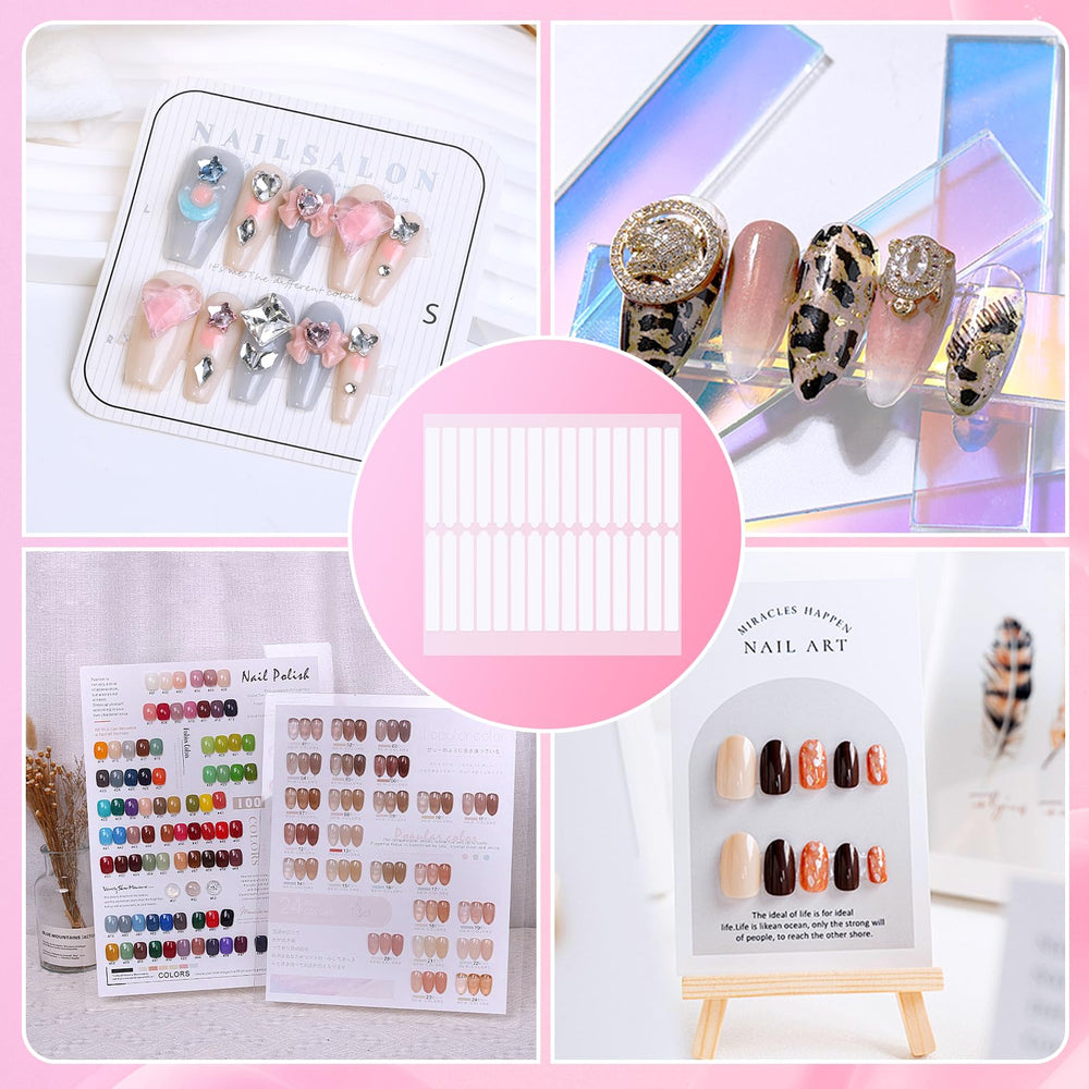 BQAN cinta doble cara para uñas, ideal para almacenamiento de arte de uñas.