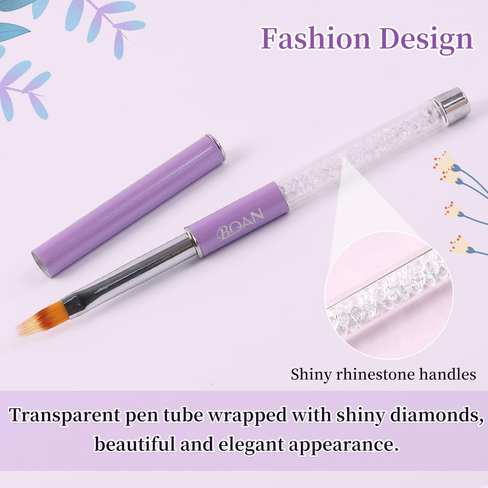 BQAN pincel ombre, pelo nylon de densidades mixtas, mezcla gel eficaz.