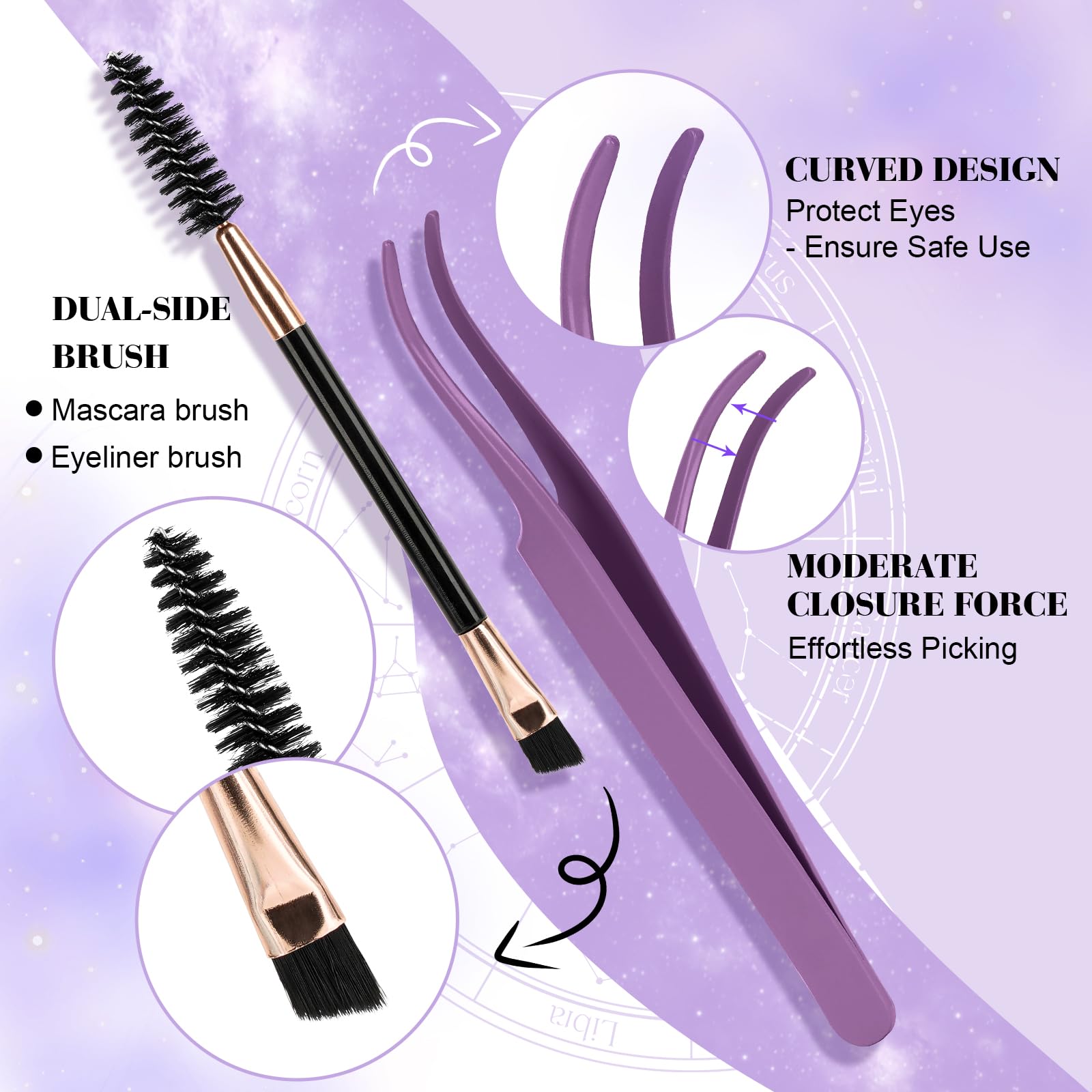 B&Qaugen Wispy Lash Clusters: banda fina negra para acabado discreto.
