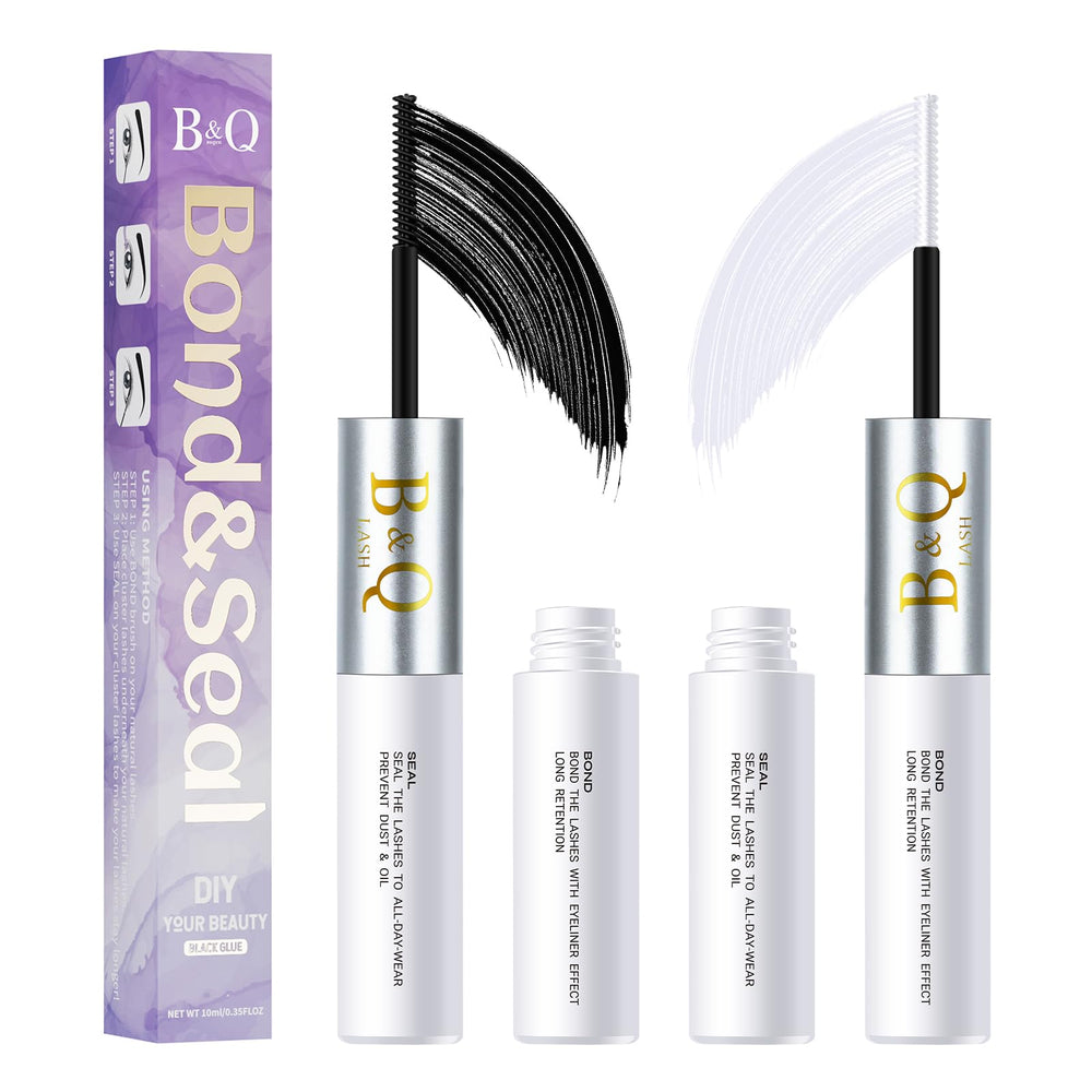 B&Qaugen Lash Bond y Seal en botella para acabado claro y natural