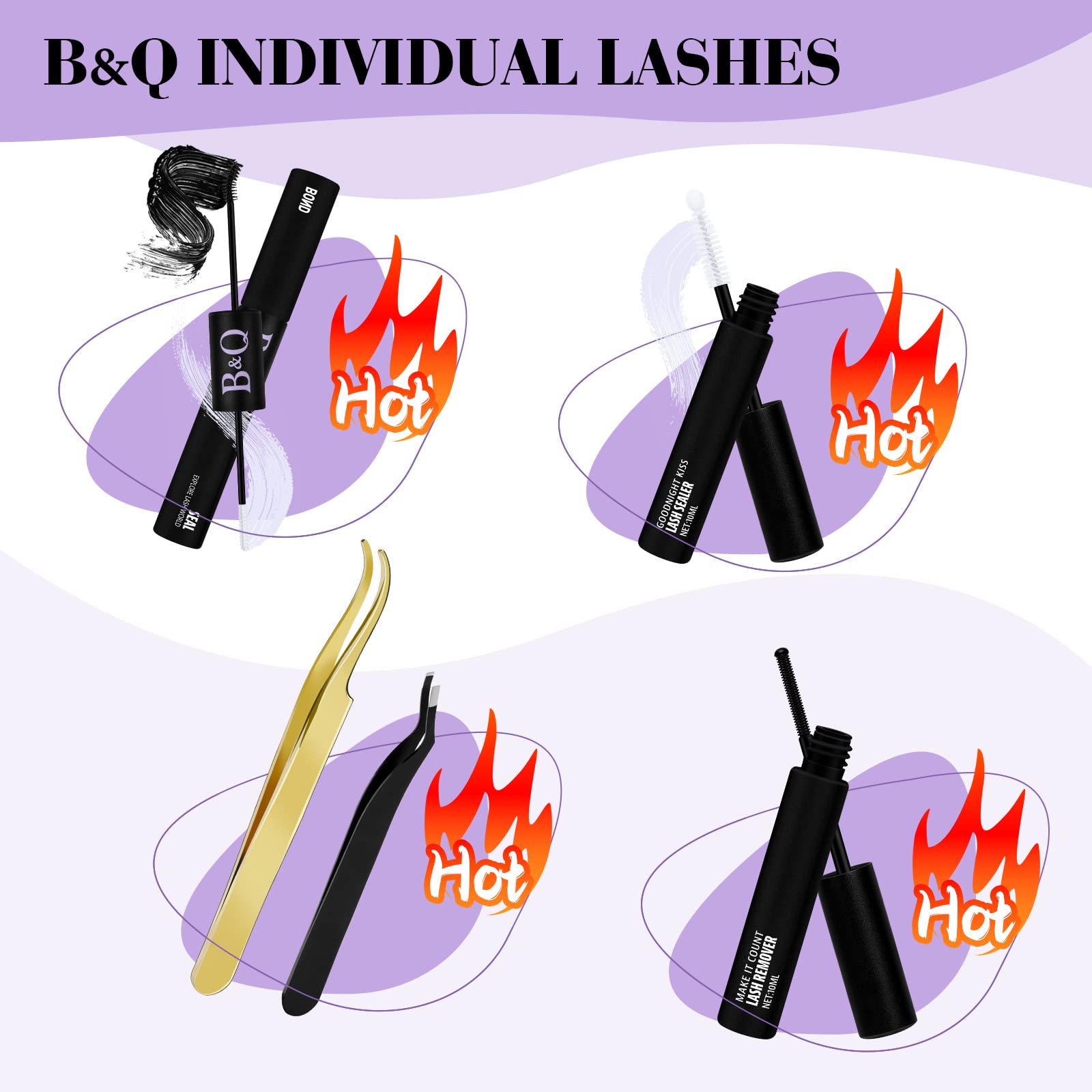 Aplicación fácil de B&Qaugen Manga Lash Clusters en casa