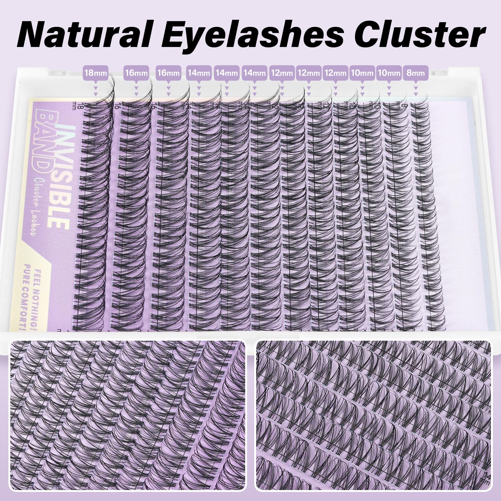 B&Qaugen Venus Lash Clusters, cinco estilos naturales para diferentes ocasiones.