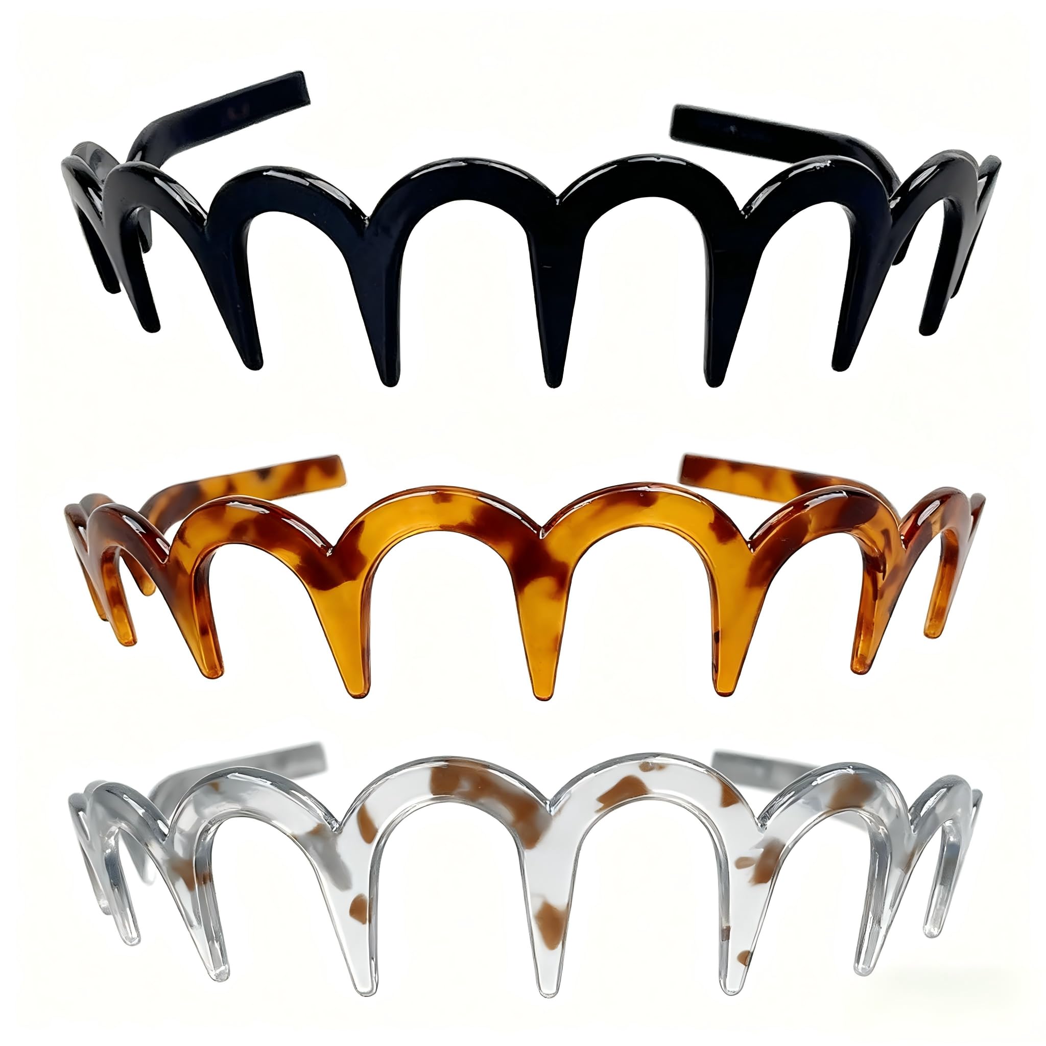 BQMSVE regalo práctico: banda U con dientes para regalo en ámbar.