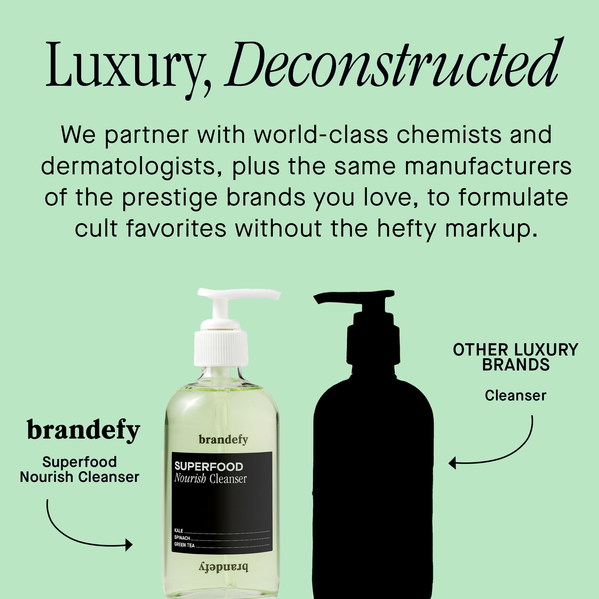 Brandefy Lave-visage Superaliments vitamine E : hydrate et protège la peau.