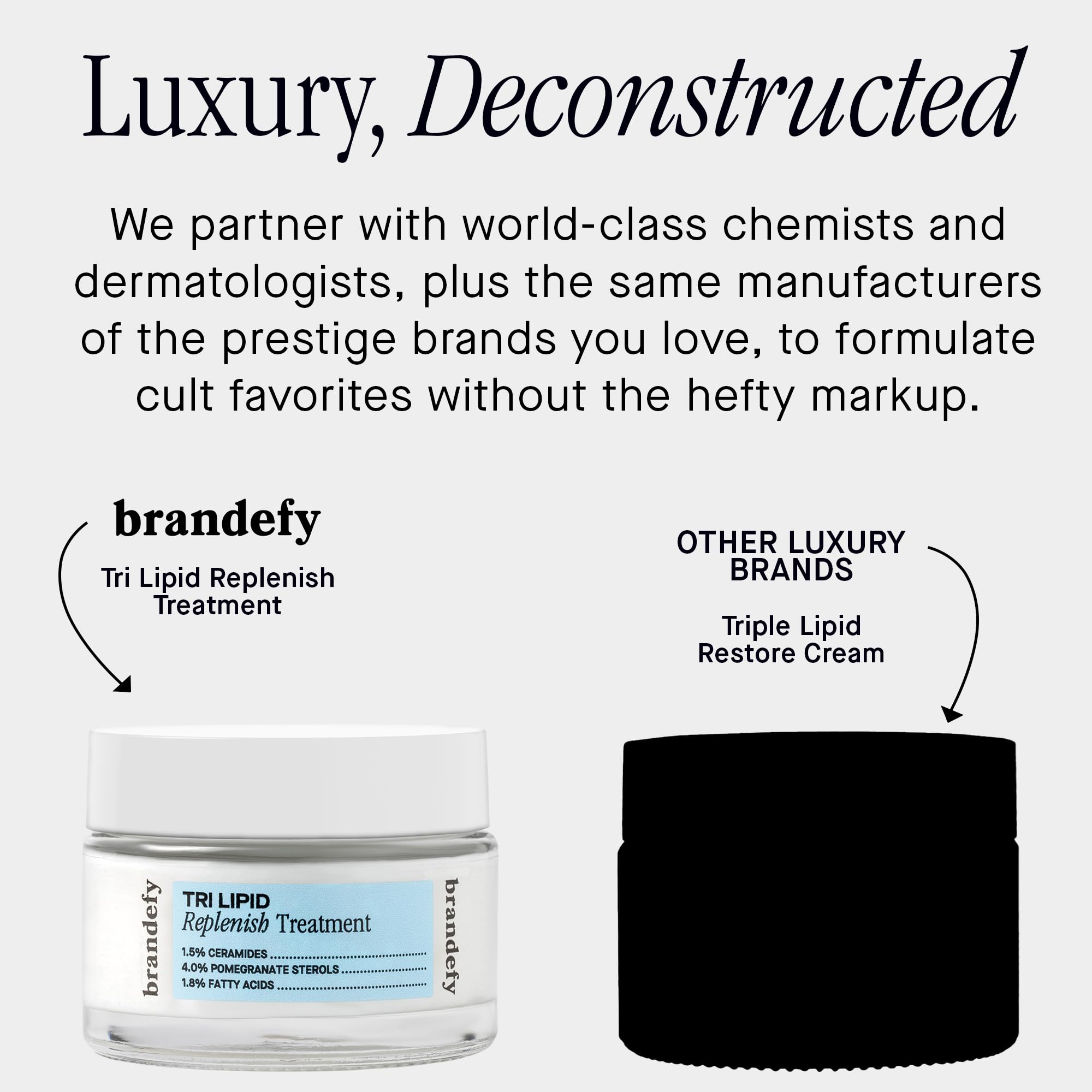 Crema hidratante Brandefy para piel nutrida y radiante