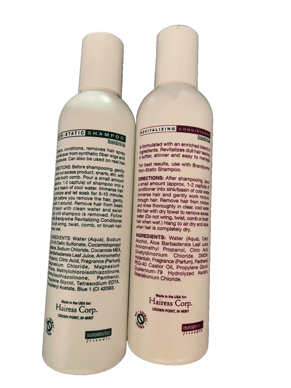 Brandywine cuidado de fibras: apto para pelucas y piezas capilares.